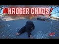 Chaos at Kroger Woman Fights Officer After Stealing Groceries During Gov’t Shutdown!