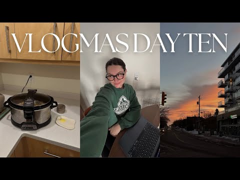 VLOGMAS DAY 10: working from home, gym routine, slow cooker meal + booking wellness appointments