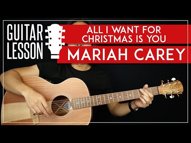 All I Want For Christmas Is You sheet music for guitar (chords