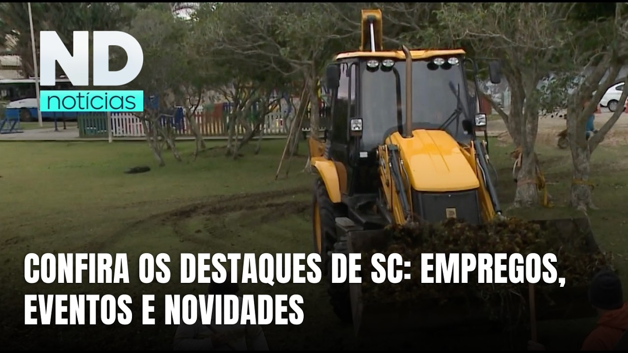 Feirão de empregos, limpeza de lagoa e outras notícias de SC