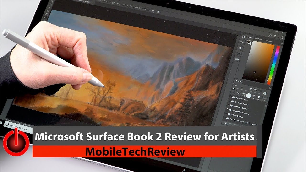 Surface Book 2 for Artists Review - YouTube