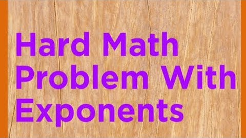 Hard Math Problem With Exponents | Trick Question  #shorts #viral #maths #mathematics #math