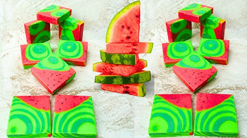 DIY Watermelon Soap: Fun and Easy! Cold Process Soap Making