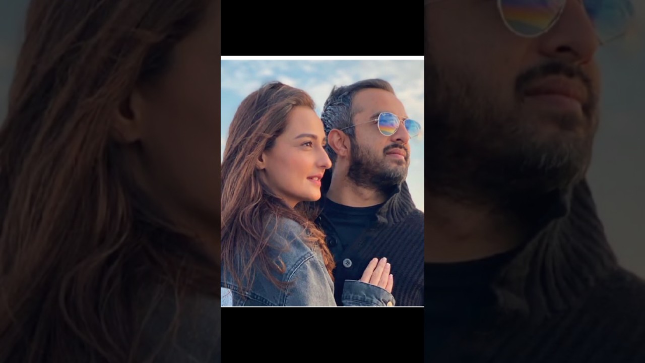 Momal sheikh with her husband 