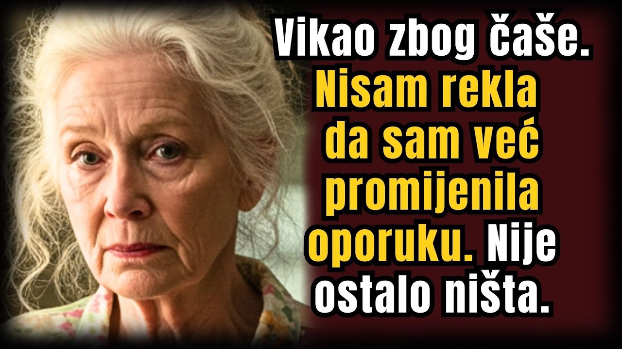 Ponizio me jer sam razbila čašu — a nije znao da sam razbila i njegov san o nasljedstvu