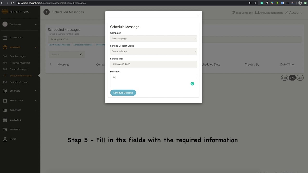 How To Schedule Message - YouTube
