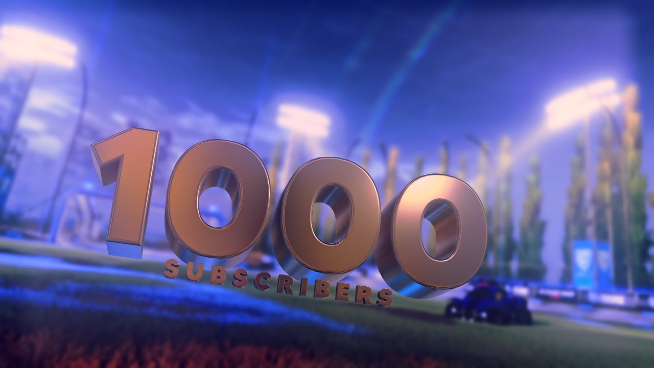 1000 Subscribers Montage │ Rocket League Montage