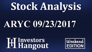 ARYC Stock Analysis 09-23-2017