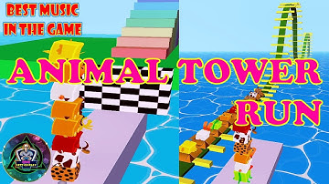 ANIMAL TOWER RUN. GAMEPLAY ON ANDROID. LEVEL 3-4