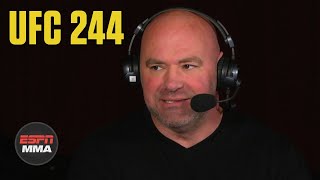 Dana White says Jorge Masvidal vs. Nate Diaz has a lot of ‘street cred’ | UFC 244 | ESPN MMA