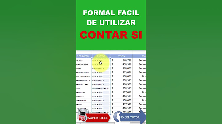 Función CONTAR SI con Excel 2022 #cursosgratis #CursosExcel #SuperExcel