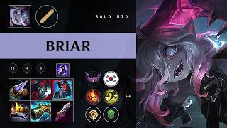 Briar Mid vs Galio - KR Master Patch 26.08