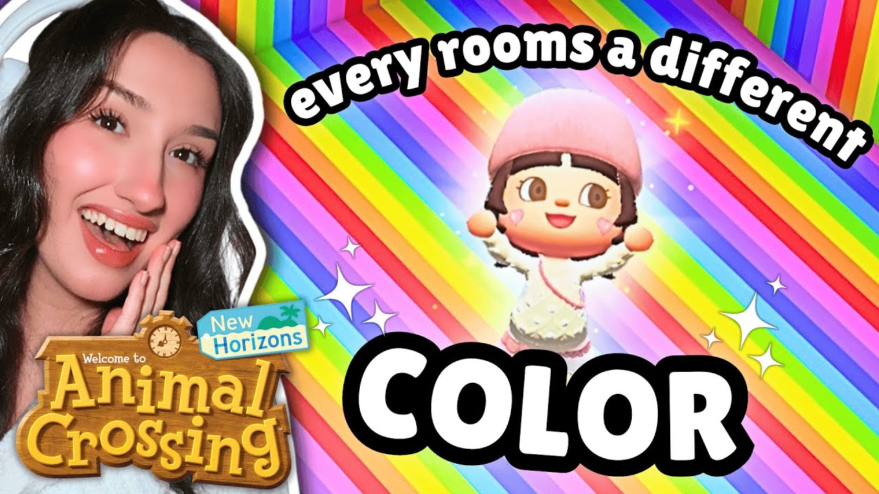 every rooms a different COLOR in Animal Crossing