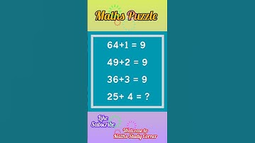 🔥🔥Maths Puzzle | Maths tricks | Maths tricks #maths#ytshorts#puzzle#mathstricks#puzzle #trending
