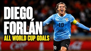 DIEGO FORLÁN 🇺🇾 – ALL WORLD CUP GOALS (2002-2014)