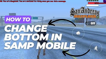 Samp mobile button customising | Full video tutorial | Samp mob | An Zuruu Gaming #samp #youtube