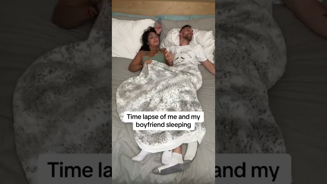 Time Lapse Of Me And My Boyfriend Cuddling While Sleeping 