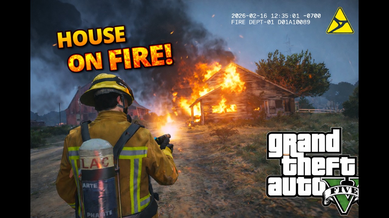 Back-to-Back Emergencies: Village House Fire & Major Road Accident | GTA V | LSPDFR
