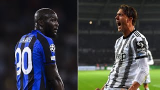 Chelsea e Juventus continuam negociando uma troca entre Lukaku e Vlahovic