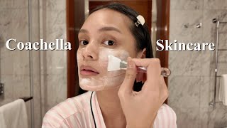 COACHELLA VLOG | skincare prep routine