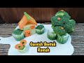 Miniatur Rumah dari Sayur #garnish #hiasantumpeng #garnisbtumpeng