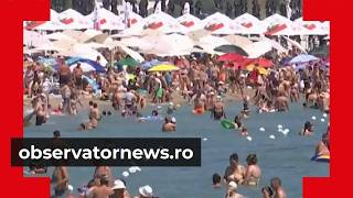 Staţiunea de pe litoral plină până la refuz. 'Nu ne aşteptam chiar la atât de multă lume'