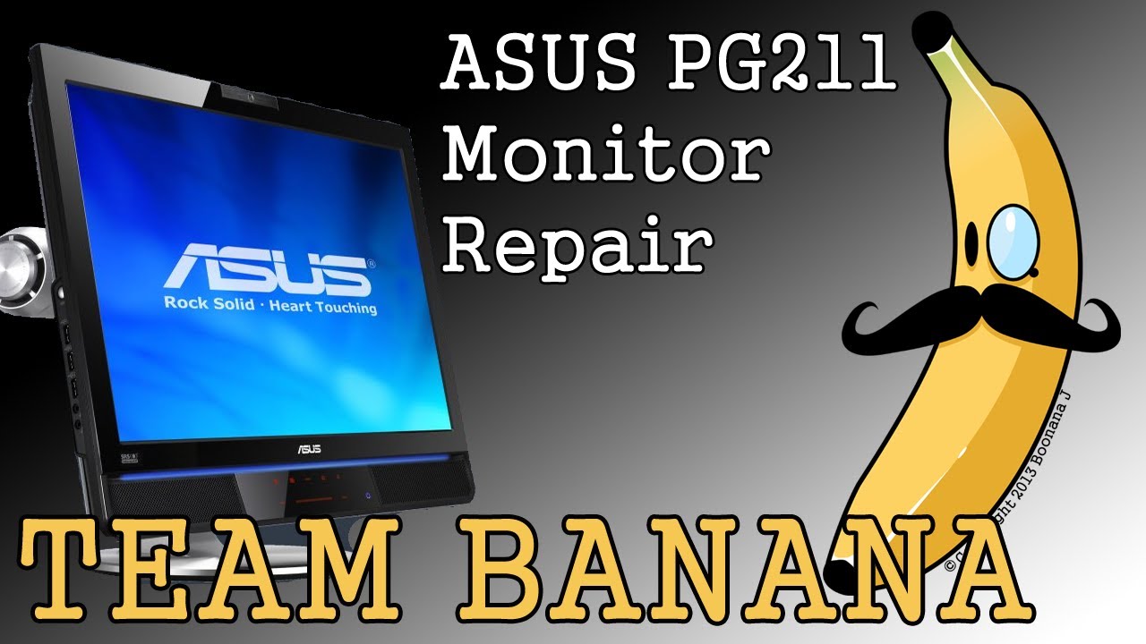 ASUS PG221 Monitor Repair, fault, faulty, fix, diy, investigation