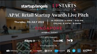 Startup&Angels x UPSTARTS Awards | APAC Retail Startup Awards Live Pitch Night