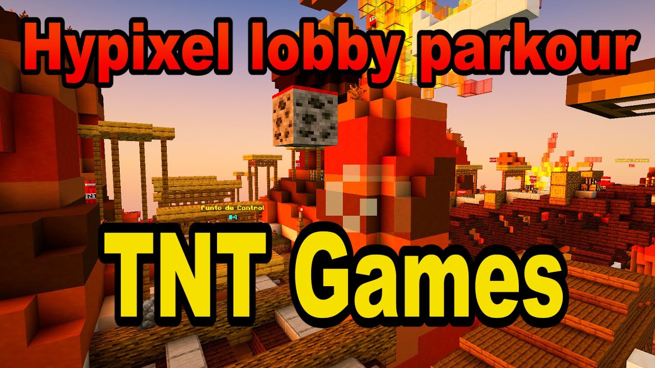 🏆Hypixel Lobby Parkour TNT Games Speedrun en 