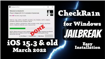 Jailbreak iPhone / iPad iOS 15.4 - 15.3 & old | CheckRa1n for Windows | 2022 | JB all iOS