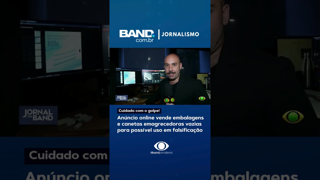 Anúncio online vende embalagens e canetas emagrecedoras vazias para possível uso em falsificação