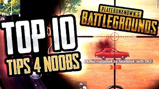 TOP 10 PRO TIPS FOR BEGINNERS (PUBG Mobile)