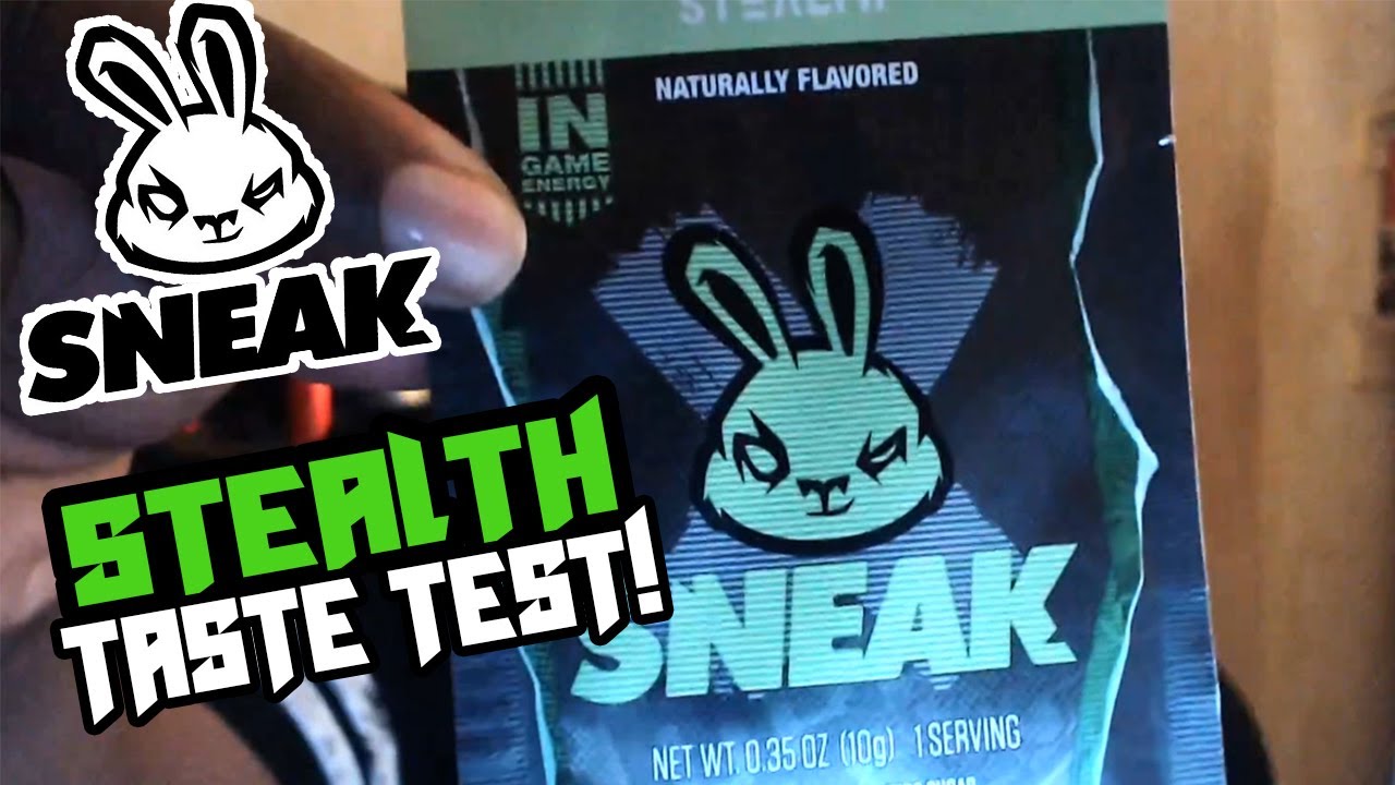 SNEAK STEALTH GAMING ENERGY DRINK TASTE TEST!