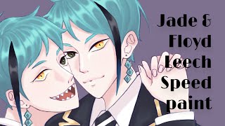 Speedpaint - Jade and Floyd (Twisted Wonderland)