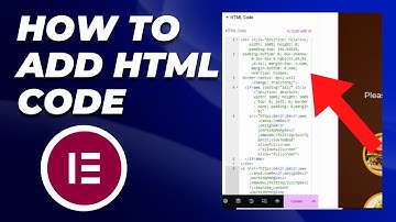 How To Add HTML Code In Elementor | Tutorial 2025
