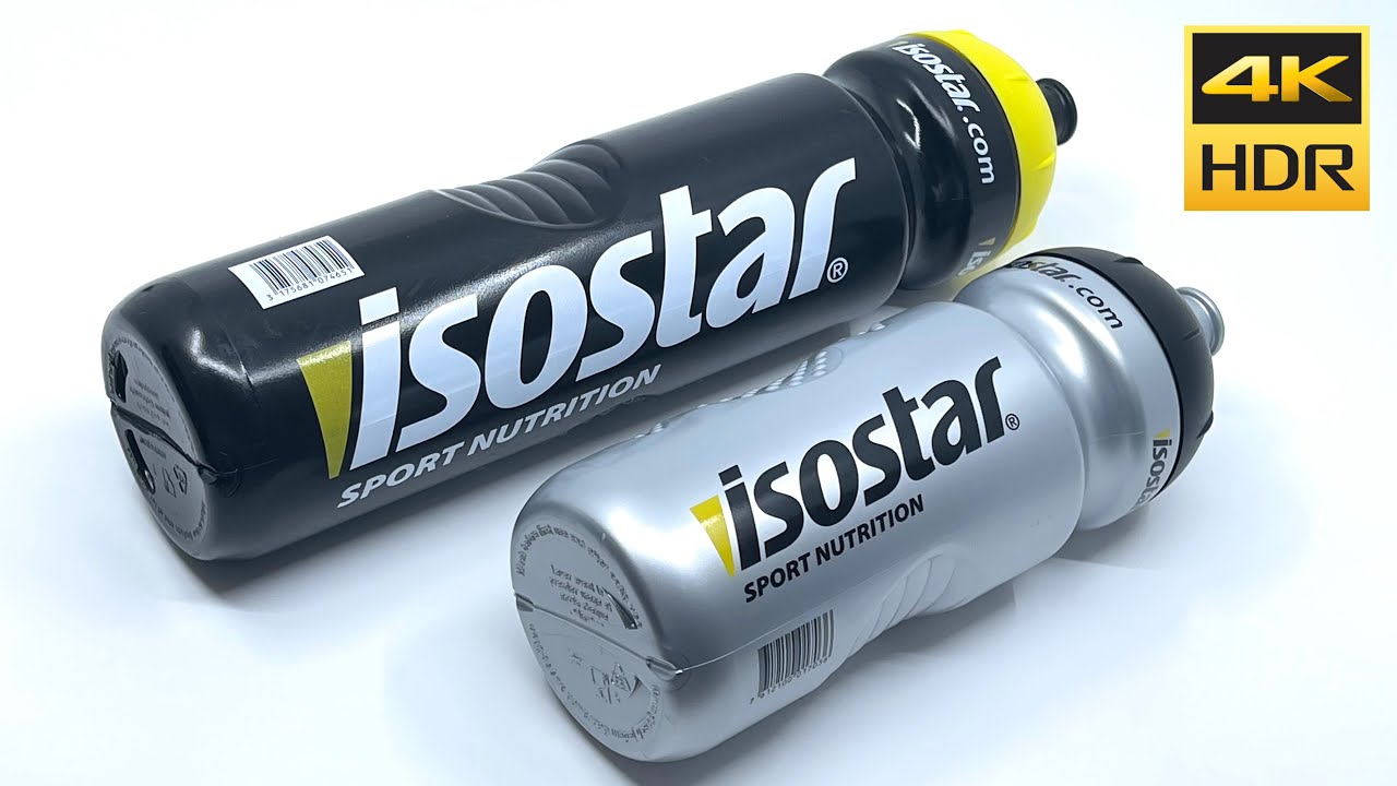 Bouteille D'Eau Isostar Sport 1000 Ml Sans BPA Lot De 3 - Gourde Push & Pull Pour Sport, Course, Vélo Et Gym