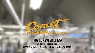 Houston's Trusted Dry Cleaners | Same Day Service & 24/7 Drop-Off | Comet Cleaners