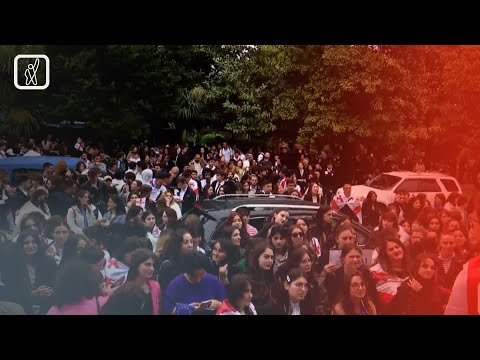 აქცია რუსთაველის გამზირზე გრძელდება