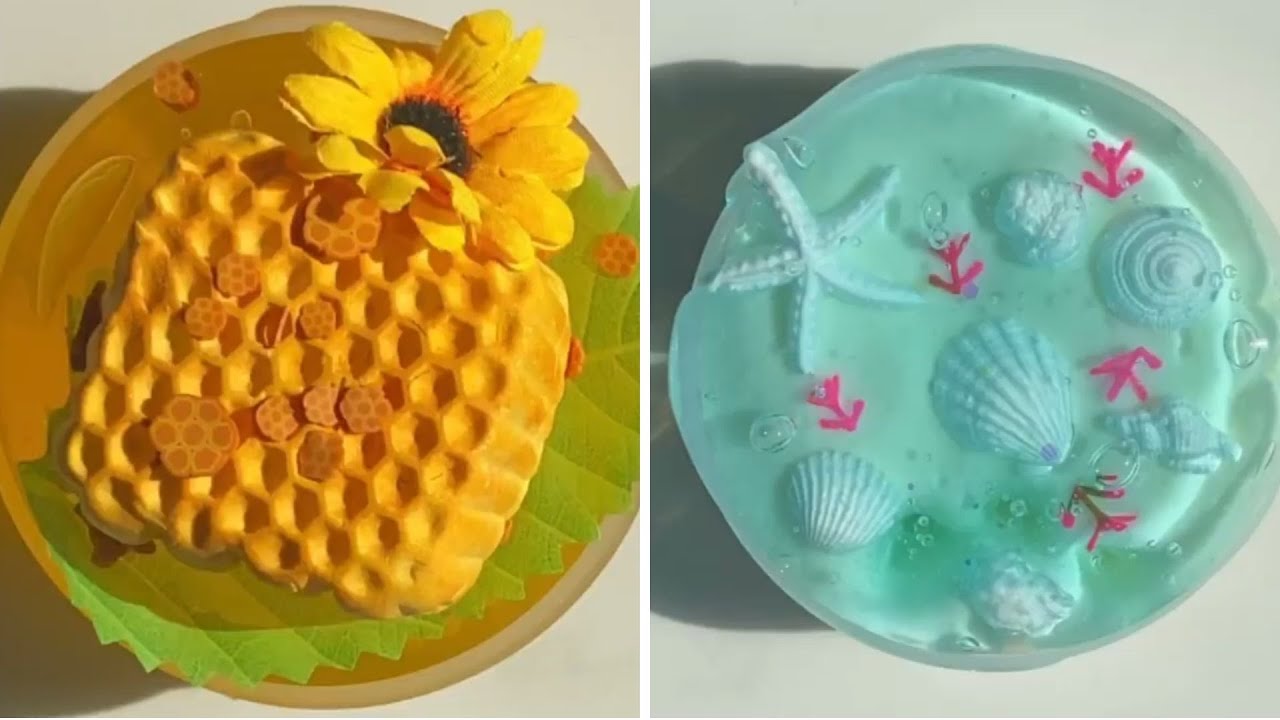 CLAY SLIME MIXING ASMR | SLIMILICIOUS | MOST SATISFYING ASMR VIDEOS