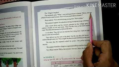 English STD-6 Unit:3 (Activity-4  Birju , the Brave_part-2)