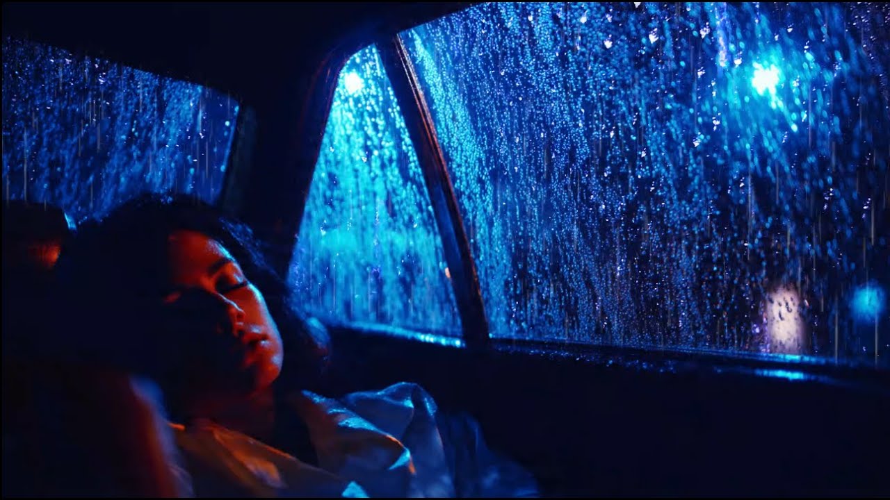 Cozy Car Sleep at Heavy Rain - Relax, ASMR, Rain Sounds For Relaxing Your Mind And Sleep Tonight