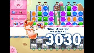 Candy Crush Saga Level 3030 (3 stars, No boosters)