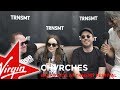 CHVRCHES backstage at TRNSMT Festival