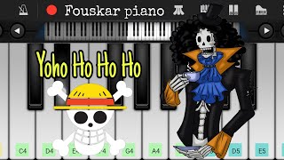 Brook's Songs Binks sake played on piano phone | On piece - Brook Songs. screenshot 2