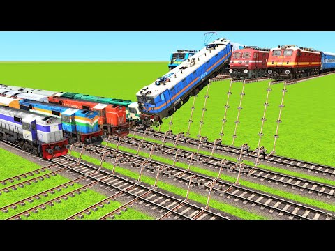 CAN THESE TRAINS SURVIVE THIS TRACK? 🚆🔥 AND DIFFICULT PASSING ON THESE TRACKS|Train Simulator|