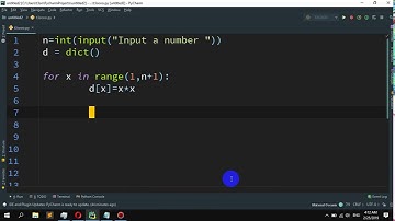 How to print a dictionary contains a number in the form x, x zarbx in Python