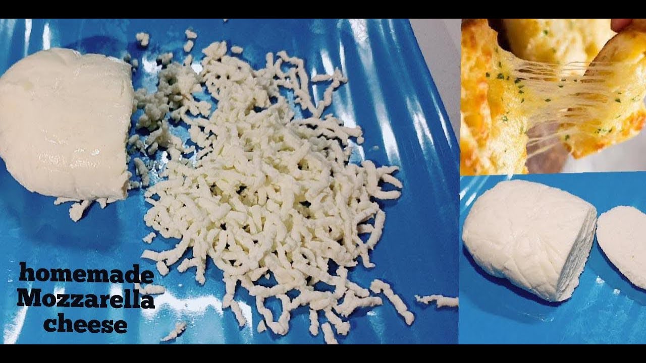 How to make Mozzarella Cheese at home Homemade Mozzarella Cheese