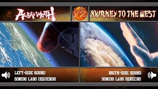 Asura's Wrath vs Journey to the West Scene Comparison - Comparación escenas screenshot 3