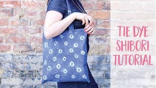 Shibori Tie Dye Bag Tutorial | Craftiosity | Craft Kit Subscription Box