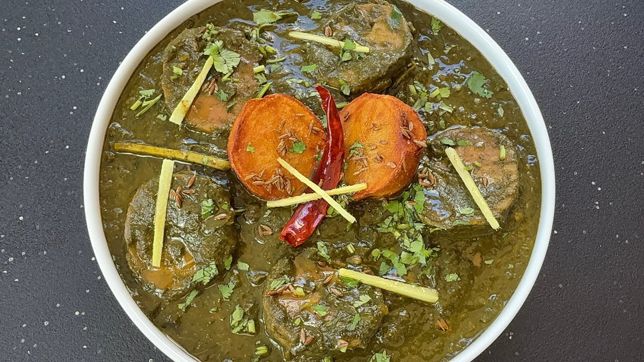 ढाबे वाली दम आलू पालक की सब्जी | No Onion -Garlic Aloo Palak Sabji | Jain Palak Sabji 